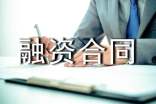 簡(jiǎn)潔版企業(yè)融資合同推薦