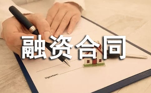 融資合同模板合集九篇