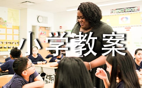 中小學教案模板范文