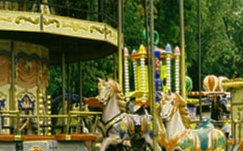 寶寶第一次坐旋轉木馬說說