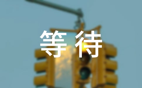 有關(guān)等待的作文